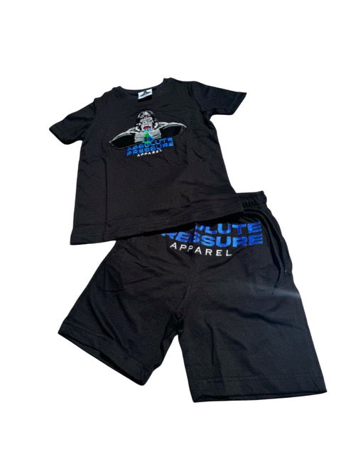Kids Boys Short Sets (black)