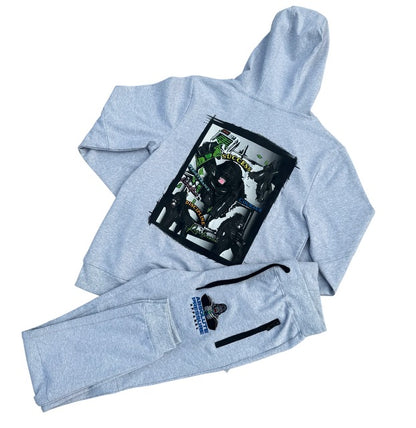 Grey Fleece Set