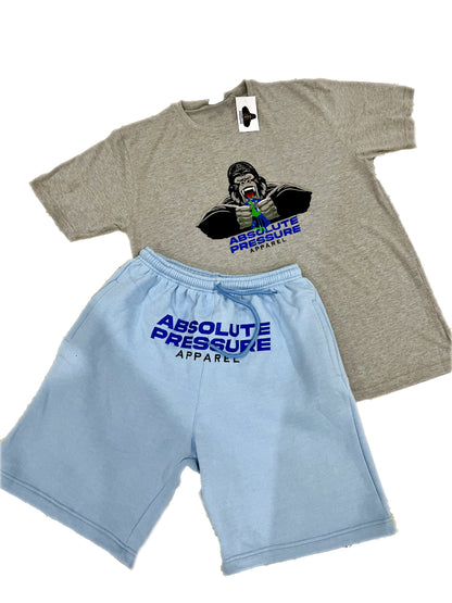 Men's Shorts Set (Grey/Blue)